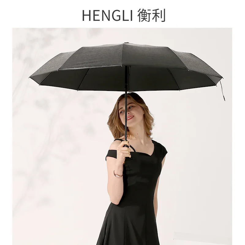 

New metal head 30% automatic umbrella creative rain time vinyl bumper cloth manufacturers