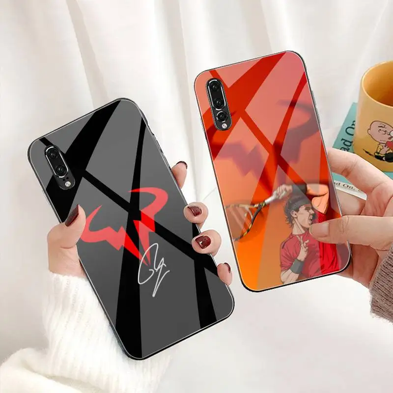 Чехол для телефона Rafael Надаль закаленное стекло Huawei P30 P20 P10 lite honor 7A 8X 9 10 mate 20