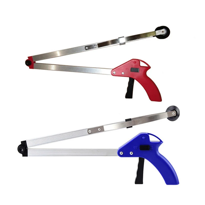 

1PCS Folding Household Garbage Picker Alloy Trash Grabber Waste Leaves Pick Cleaning Up Clip Garden For Garden Tool Tool