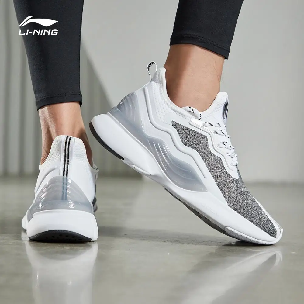 Li Ning/мужские CRAZYRUN X кроссовки из ТПУ с подкладом спортивная обувь защитой от