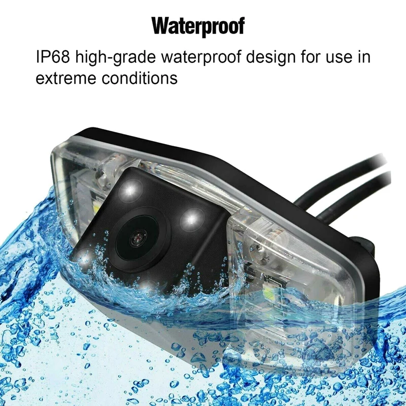 Автомобильная камера заднего вида с 4 светодисветильник дами для Honda Accord Civic EK FD