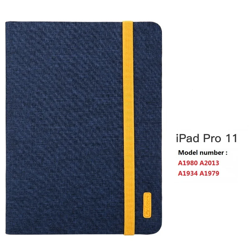 For iPad Pro 11 Высококачественный чехол для iPad pro 11, ударопрочный силиконовый чехол из искусственной кожи с подставкой и функцией автоматического сна для iPad pro 12,9, чехол s funda - Цвет: For iPad Pro 11