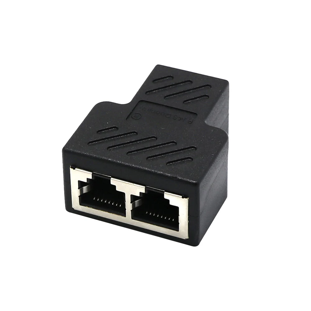 Адаптер Ethernet-кабеля от 1 до 2 каналов удлинитель Lan-кабеля сплиттер для
