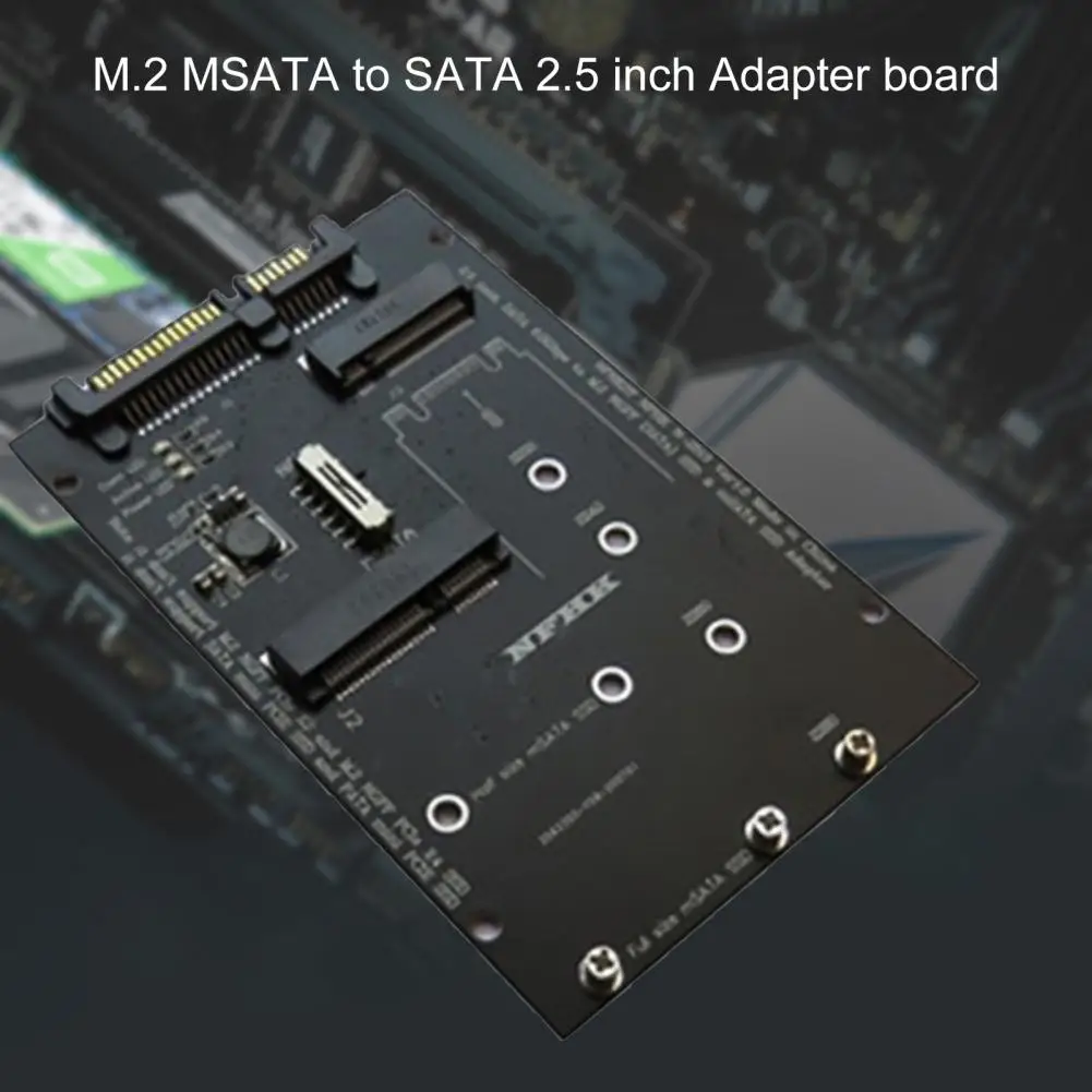 Практичный портативный M.2 MSATA-SATA 2 5 дюйма 7 контактов 15 стабильная передача