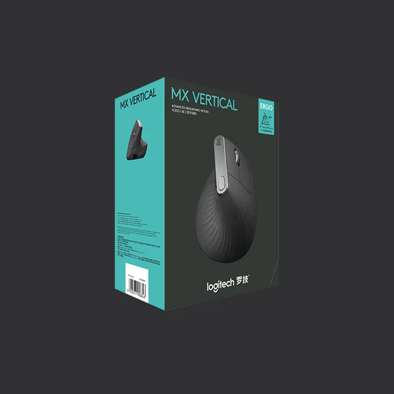 Original Logitech Wireless Vertical Mouse MX Vertical Ergonomic Laser Bluetooth 4000DPI Rechargeable