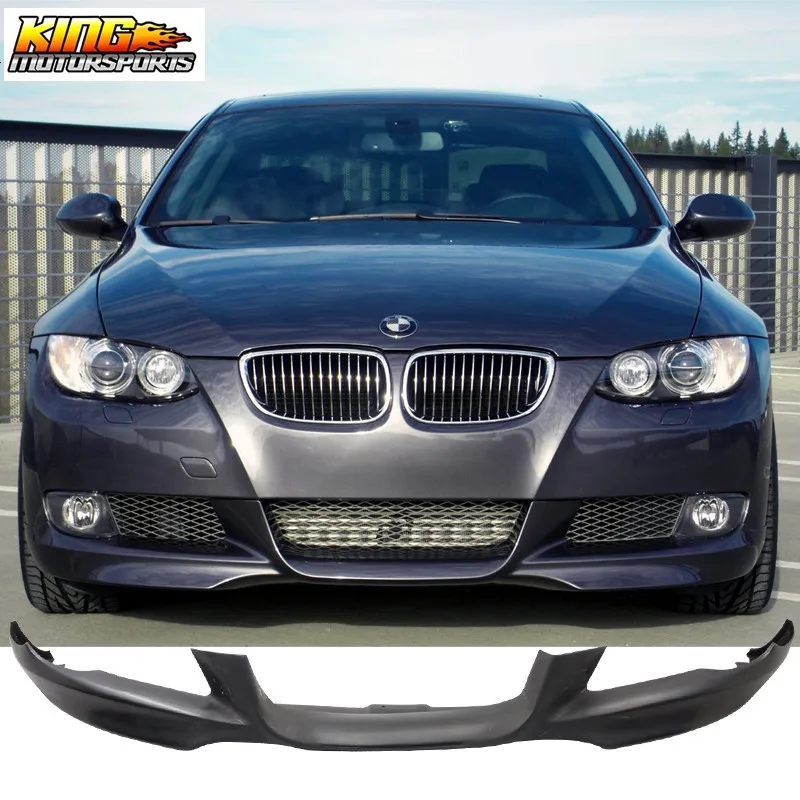 Подходит для 07 10 BMW E92 E93 2Dr M Tech Style передний бампер спойлер PP|bumper lip spoiler|front bumper lipbumper