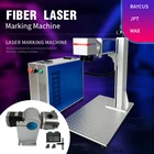 Волоконный лазерный гравер, маркировочная машина с вращающимися деталями, 20 Вт, 30 Вт, 50 Вт, лазерный гравер Raycus JPT, металлический, серебристый, золотой