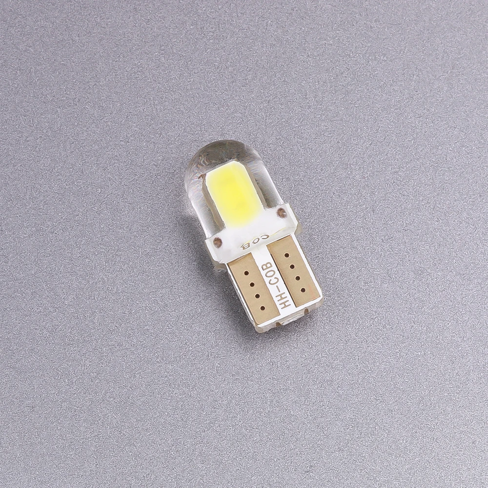 

12V LED W5W T10 194 168 W5W COB 4SMD Led Parking Bulb Auto Wedge Clearance Lamp CANBUS Silica Bright White License Light Bulbs