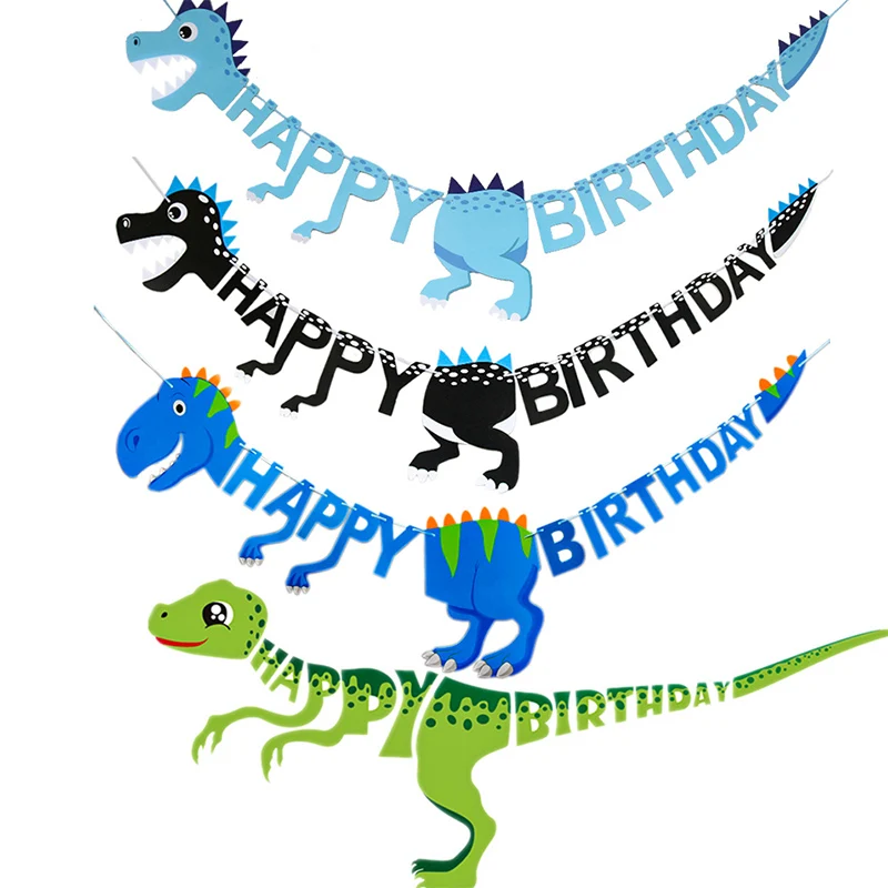 

Декоративная гирлянда в виде динозавра для дня рождения