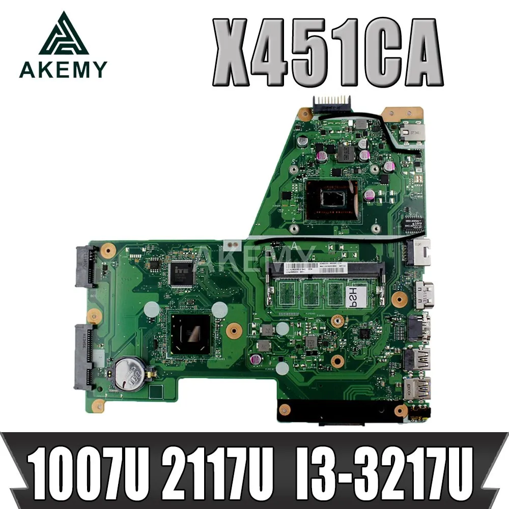 

X451CA motherboard mainboard For ASUS X451CA X451C F451 F451C MOTHERBOARD GMA HD 3000 tested 1007U 2117U I3-3217U