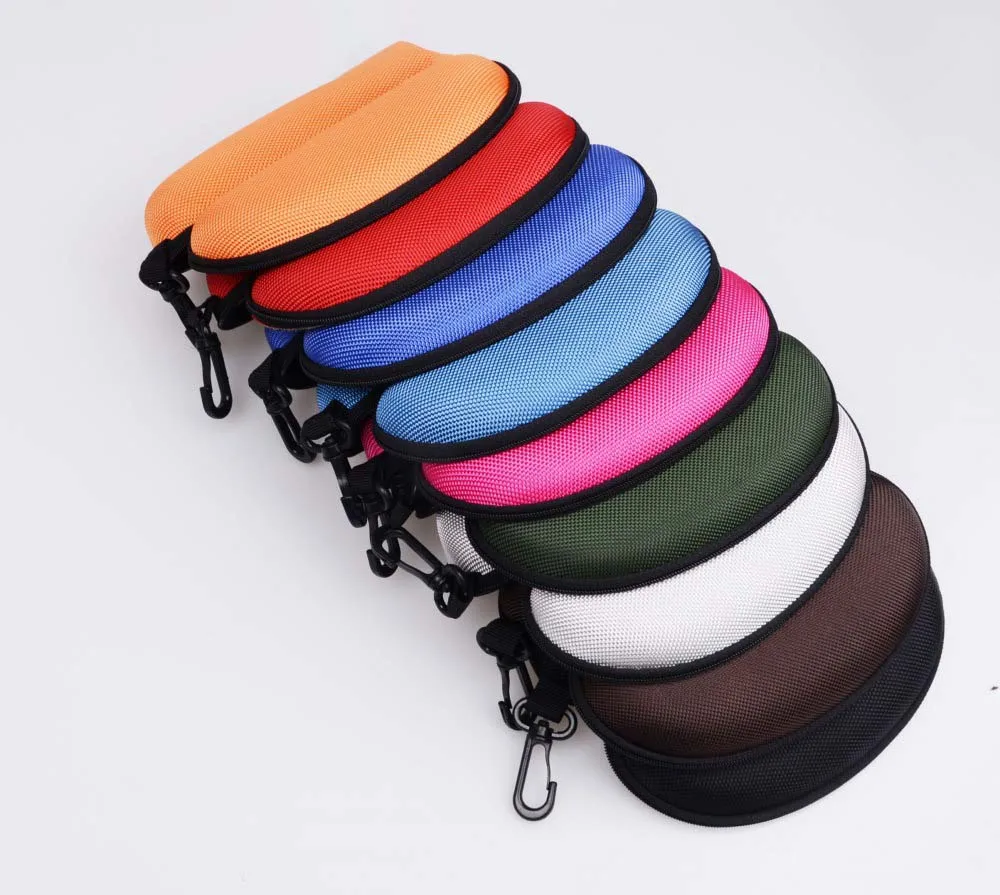 

12Pcs/Set 2020 Fashion Sunglasses Box Reading Glasses Carry Bag Hard Zipper Box Travel Pack Pouch Case wholesale