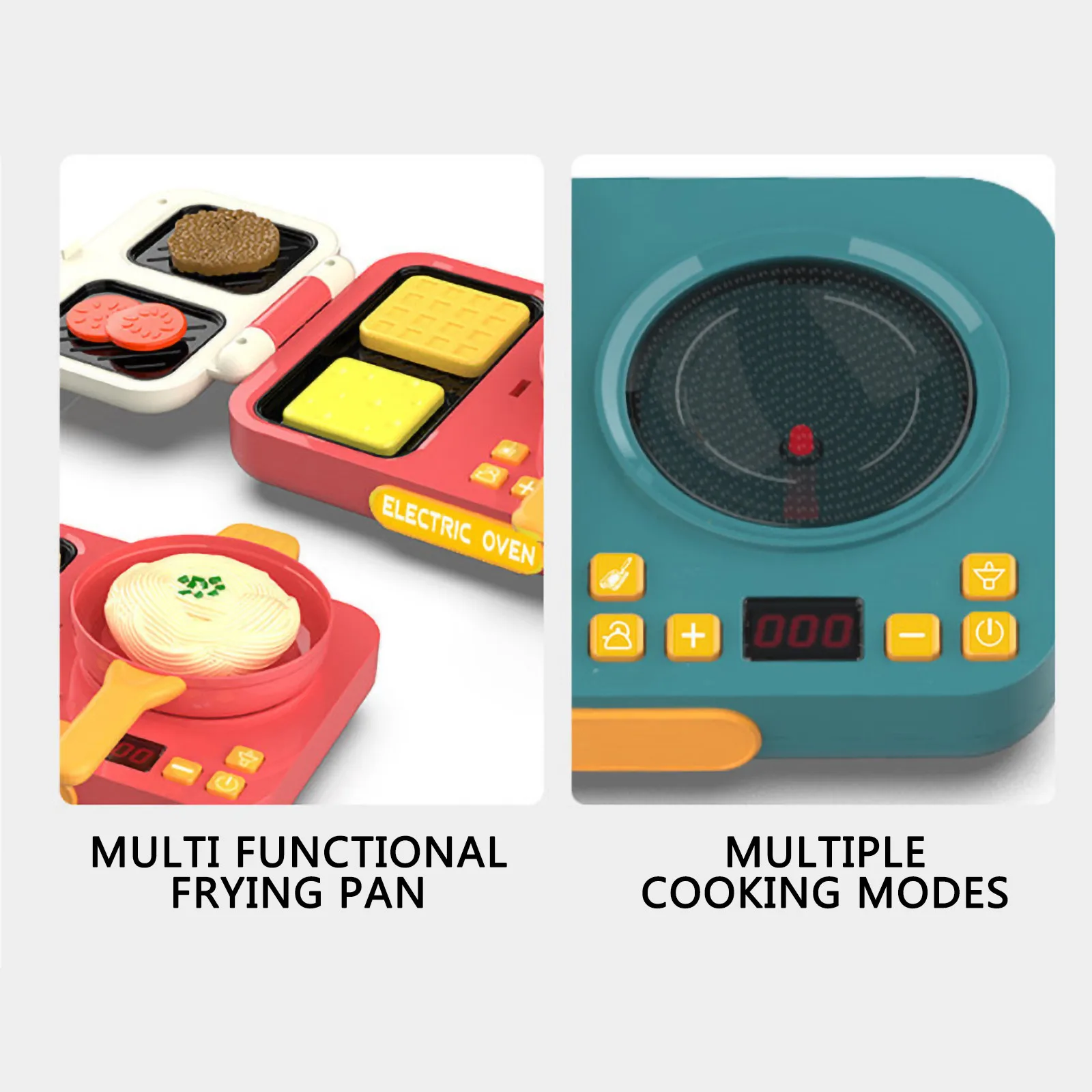 

Children's Kitchen Toy Baby Simulation Induction Cooker Family Fun Game toy Accessories Birthday Gifts Gifts For Kids comida #11