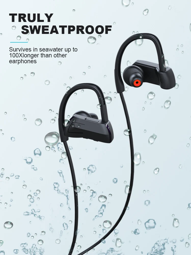 Новинка водонепроницаемые спортивные беспроводные наушники Pottnar IPX7 для бега