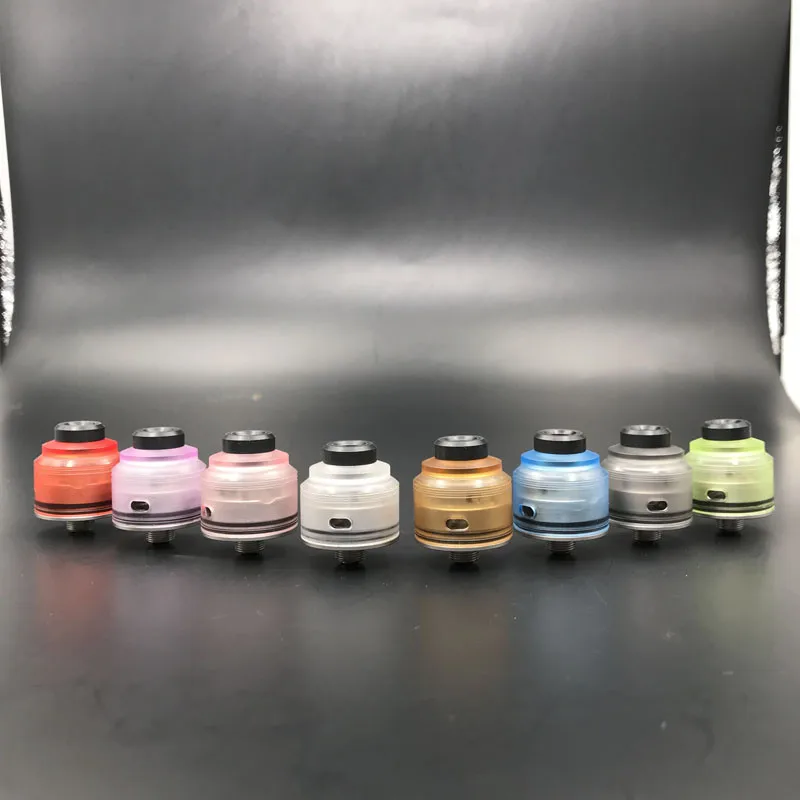 Nixon S RDA Atomizer with BF pin 22mm 510 Thread ECig Single coil build deck POM drip tip for vape mods vs drop rda | Электроника