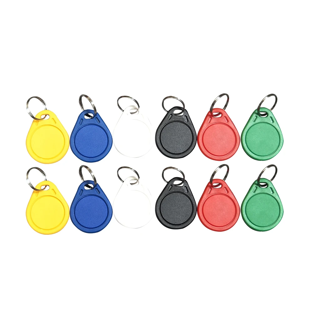

(10PCS) 13.56 Mhz Block 0 Sector Rewritable RFID M1 S50 UID Changeable Card Tag Keychain NO.3 Keyfob ISO14443A