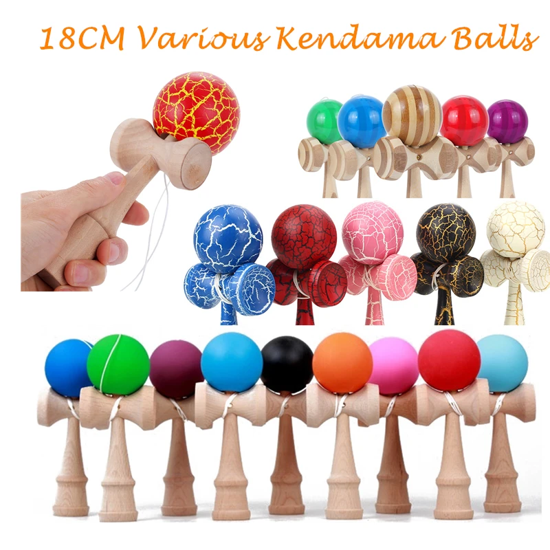 18 см деревянная игрушка кендама Профессиональный Kendama умелые жонглирование