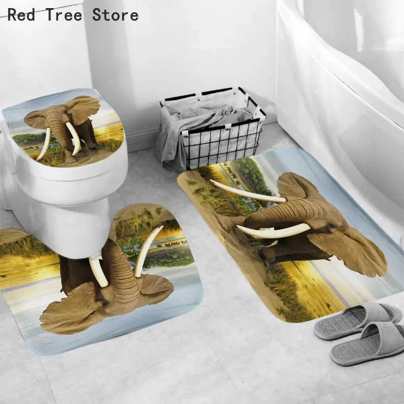 3 шт./компл. с классическим принтом пуховое одеяло на кровать коврики для ванной