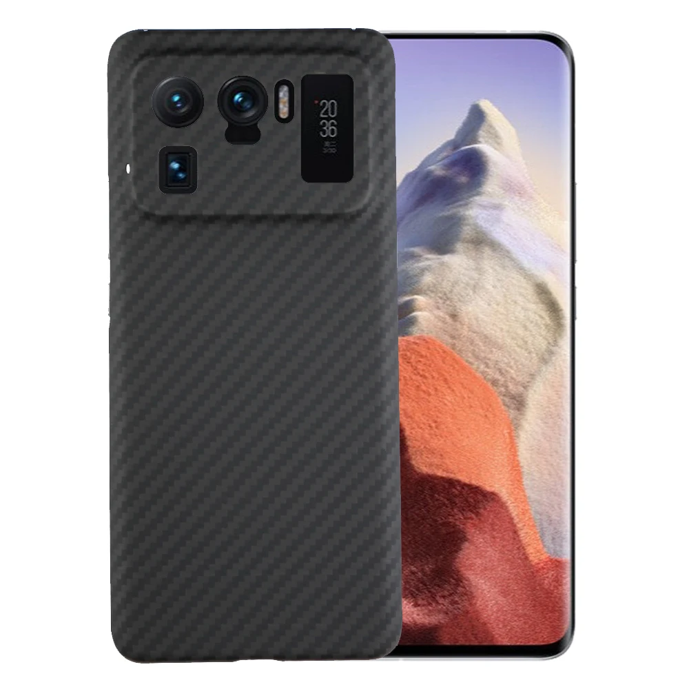 

Чехол из углеродного волокна с точным отверстием для Xiaomi Mi 11 ультратонкий противоударный деловой чехол для телефона Xiaomi 11 Mi11 Ультратонкий ч...