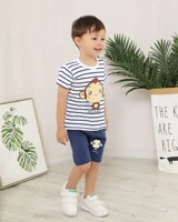 2021 summer cotton baby sets leisure sports t shirt shorts 2 sets toddler clothing baby boy clothes kids clothes girls