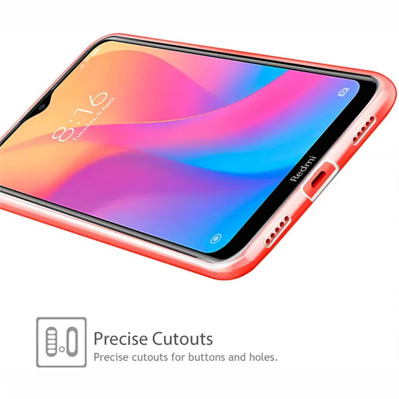 Luxury Crystal Cases for Xiaomi Redmi 8 redmi8 Back soft Phone Case funda Clear Silicone TPU 8A A Coque Cover |