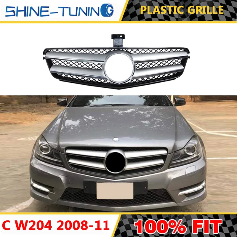 Передняя решетка подходит для mercedes C класса купе W204 A2048802083 c180 c200 c230 c250 c280 c300 c350 2012-14