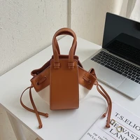 new designer bag womens fashion canvas one shoulder slant bag creative stitching bucket purses and brand handbags