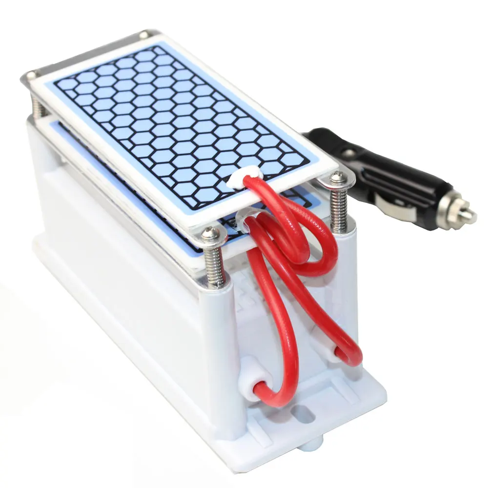 

Alanchi Ozone Generator 12V 10G Sterilizer Air Purifier Purification Fruit Vegetables Water Food Preparation Ozonator Ionizator