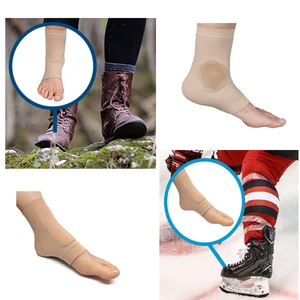 Ankle Protection Socks With Gel Padding Cushioning Sleeves For Boots Skates Splints Braces Ankle Bon