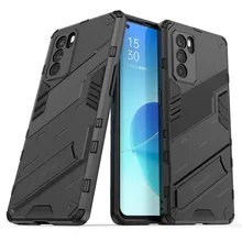 PUNK Phone Case For OPPO Reno6 Pro 5G Case For Reno6 Pro 5G Cover Armor PC Shockproof TPU Protective Bumper For Reno6 Pro 5G