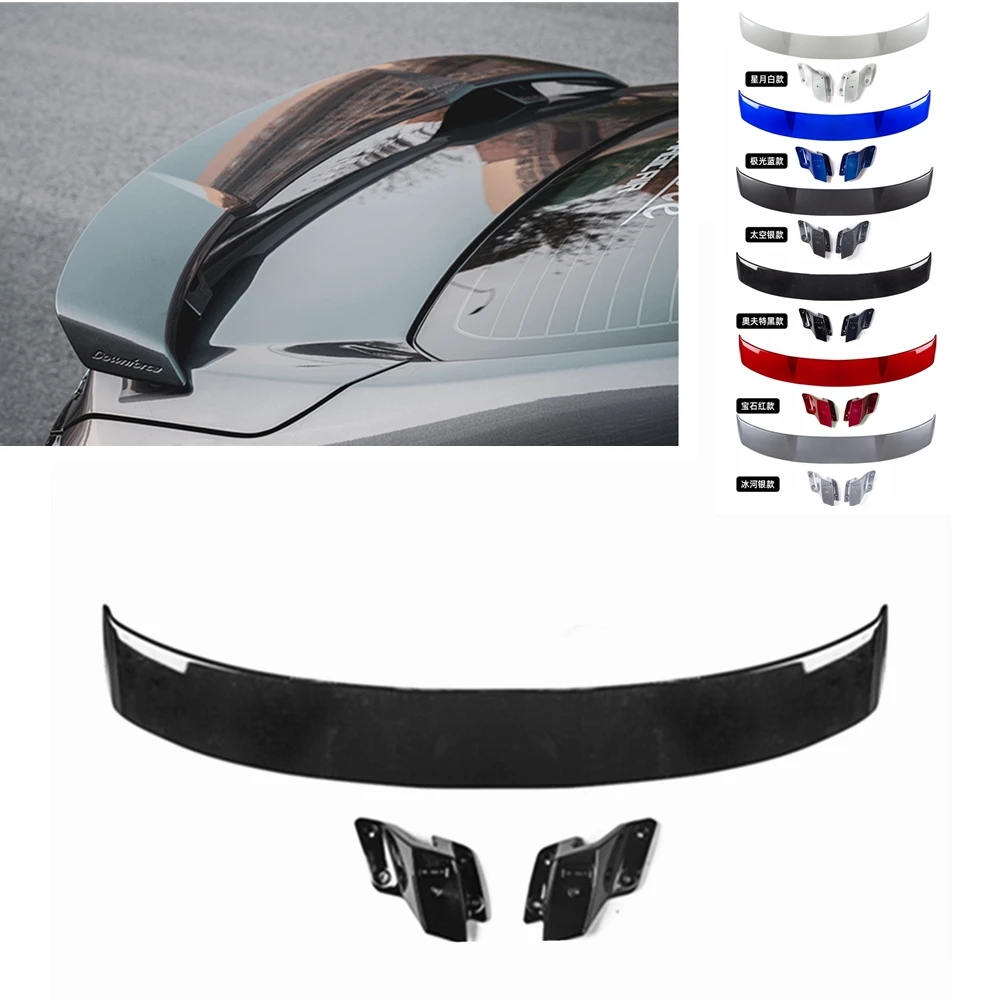 

For Honda Accord 10th 2018-2022 YOFER Style Glossy Black Rear Trunk Spoiler Wing Lip Tail Gate Splitter Flap Guard Plate Trim