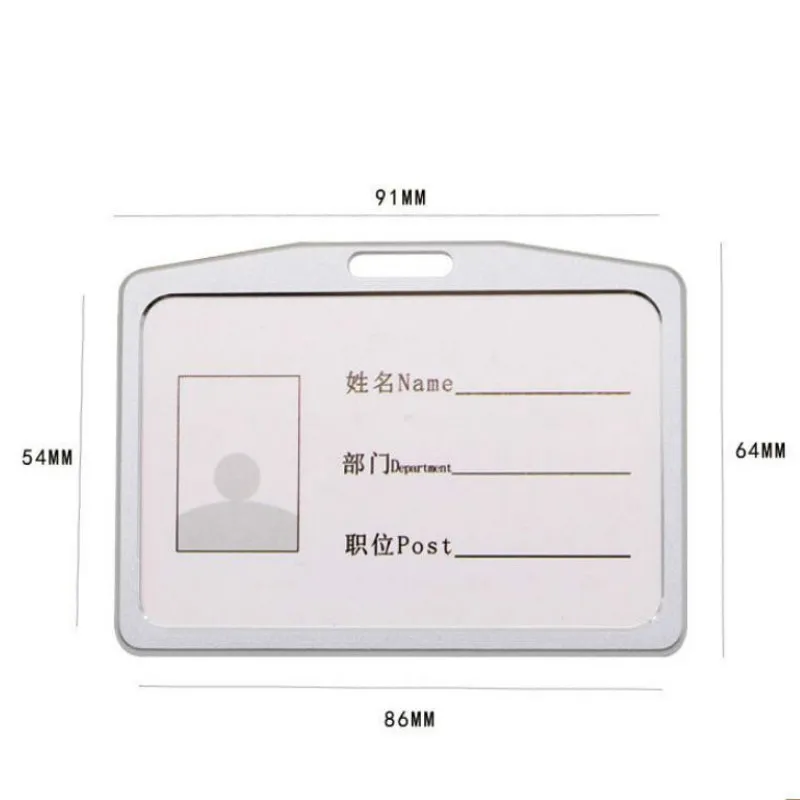 1 шт. Алюминий рамка сотрудники работника работы держатель для карт Бизнес