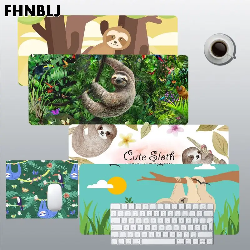 

FHNBLJ Sloth Cute Animals New Arrivals Office Mice Gamer Soft Mouse Pad Size for big CSGO Game Player Desktop PC Computer Laptop