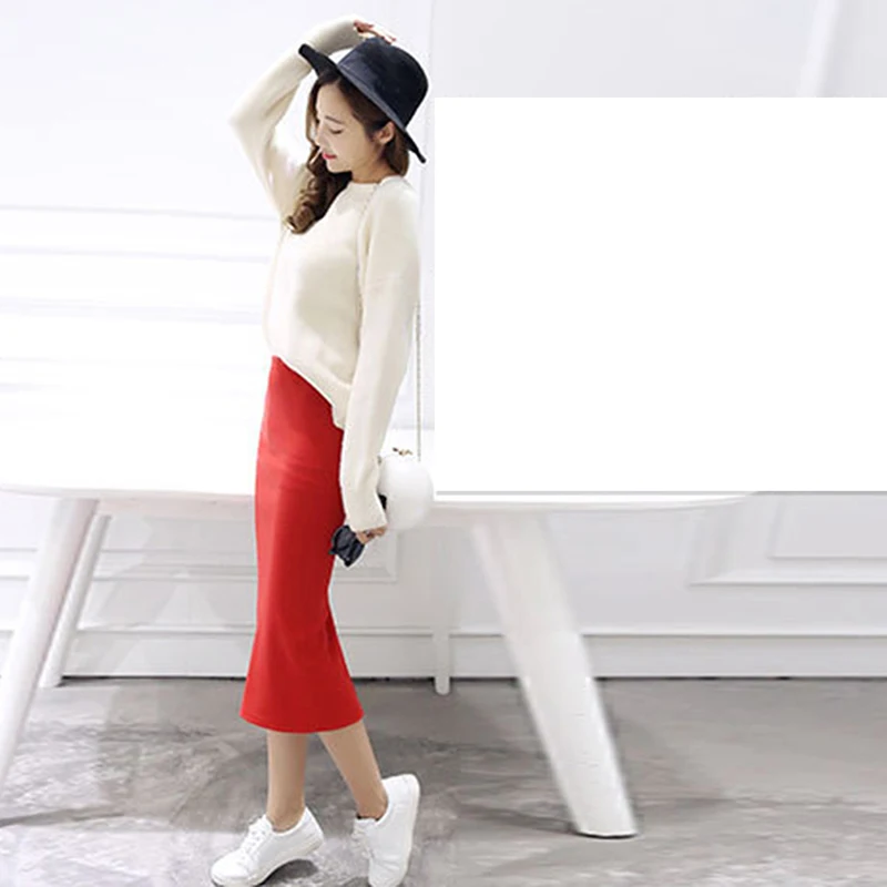 

2020 women's Skirt Summer Casual Fashion Bodycon Split Sexy High Waist Skirt Street Wild Solid Color Female Skirt