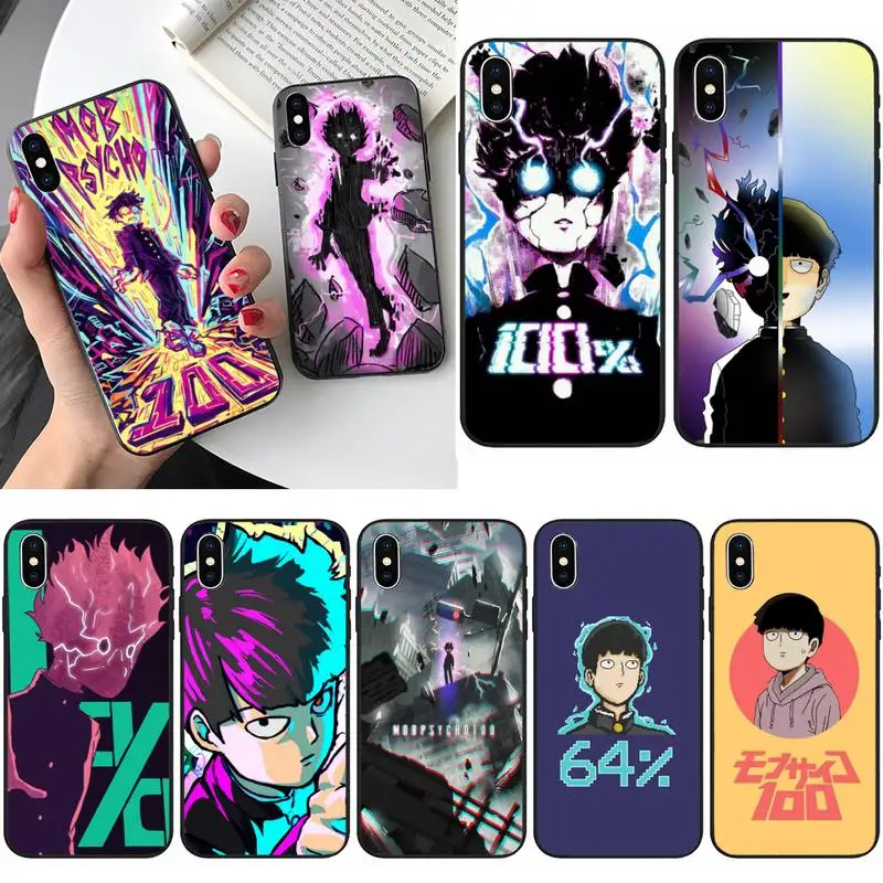 

Mob psycho 100 Phone Case For iPhone 12 Mini 11 Pro XS Max X XR 7 8 Plus