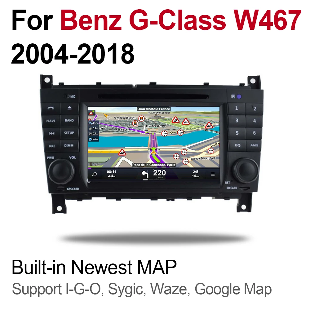 4 ГБ android 9 0 автомобильный dvd плеер для Mercedes Benz G Class W467 2004 ~ 2008 NTG Мультимедиа GPS