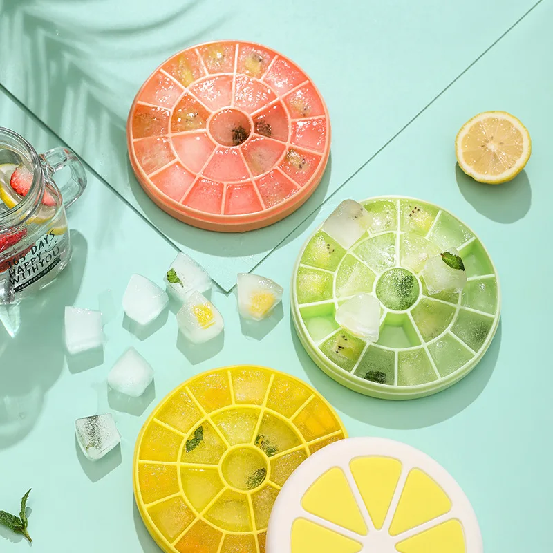

Lemon Shape Silicone Molds With Lids For Ice Cube Maker Tray Creative DIY Chocolate Ice Cream Kitchen Tools Accessories CT01