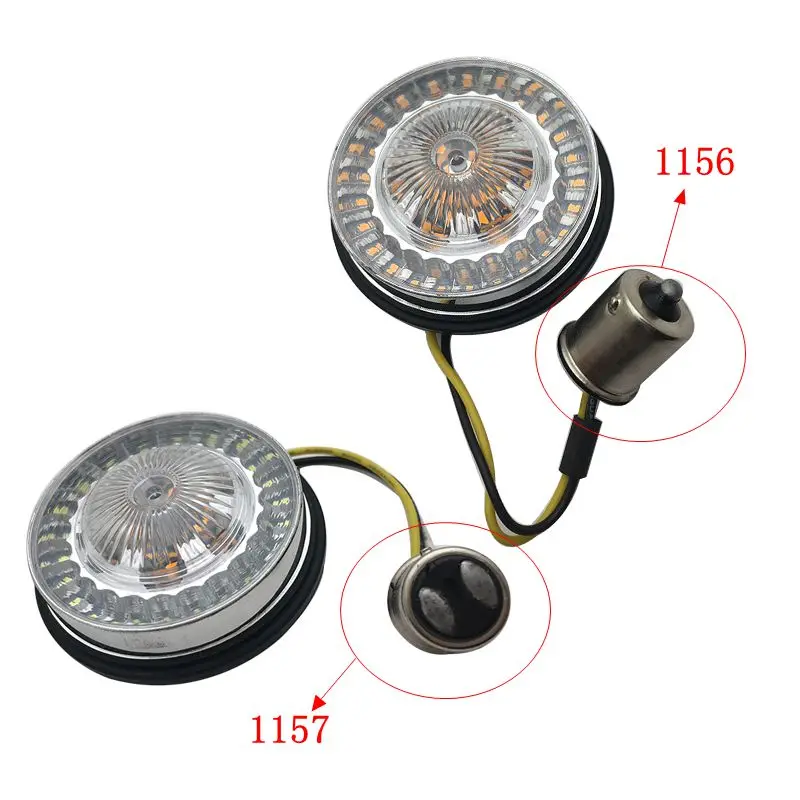 Лампа указателя поворота Bullet 1156 1157 светодиодные вставки для мотоцикла H arley Touring