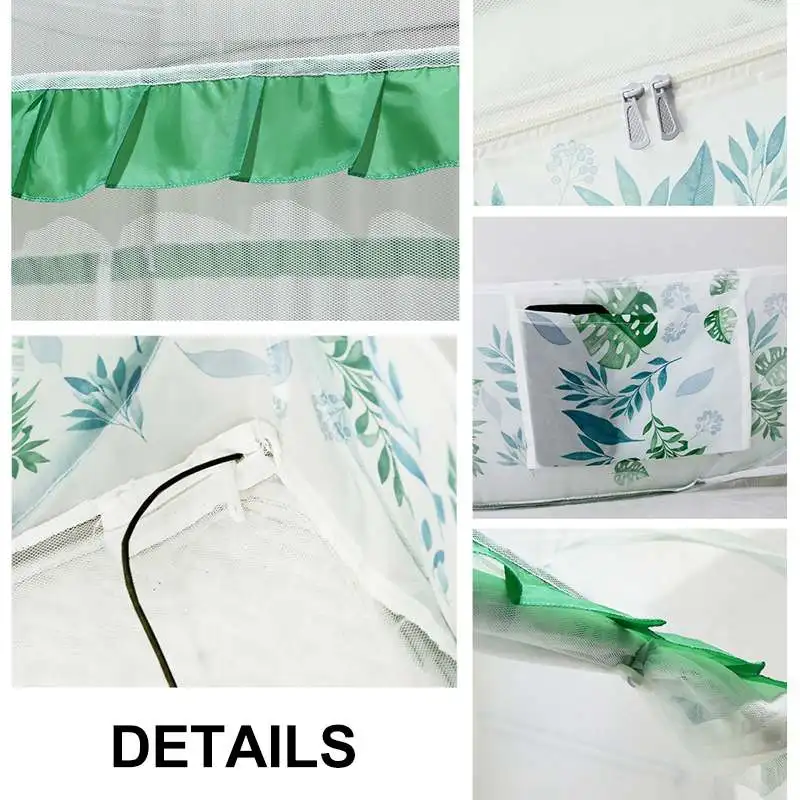 

Portable Automatic Mosquito Net Installation-free Foldable Student Bunk Breathable Netting Tent Mosquito Net Home Decor