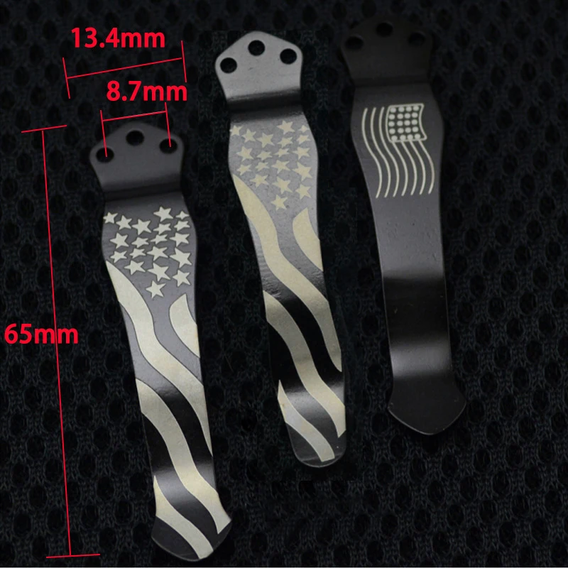 Зажим из титанового сплава для задней части складного ножа Benchmade 710 Emerson CQC ZT0620 |