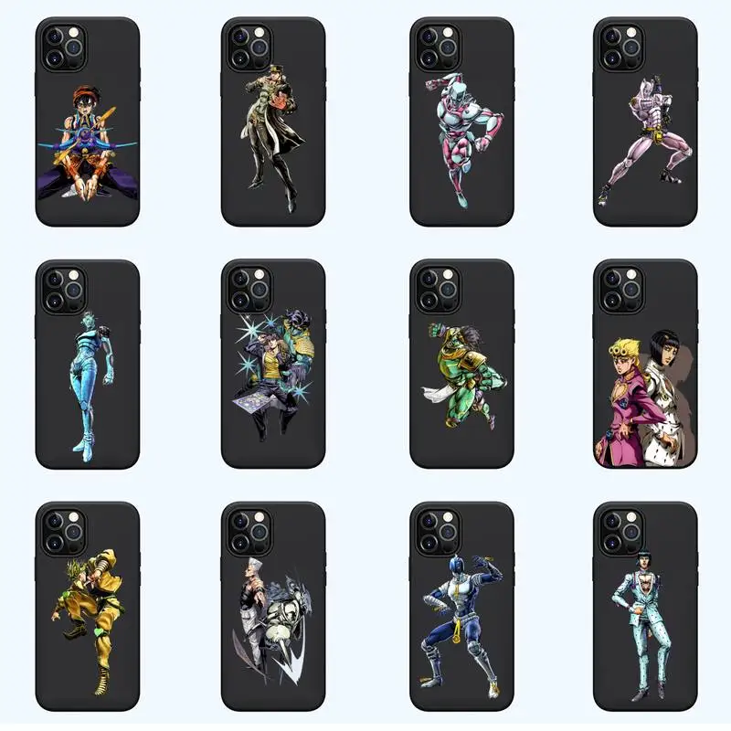 

Girls Bruno Buccellati JoJo's Bizarre Phone Case For iPhone 13 12 11 mini pro XS MAX 8 7 6 6S Plus X SE 2020 XR