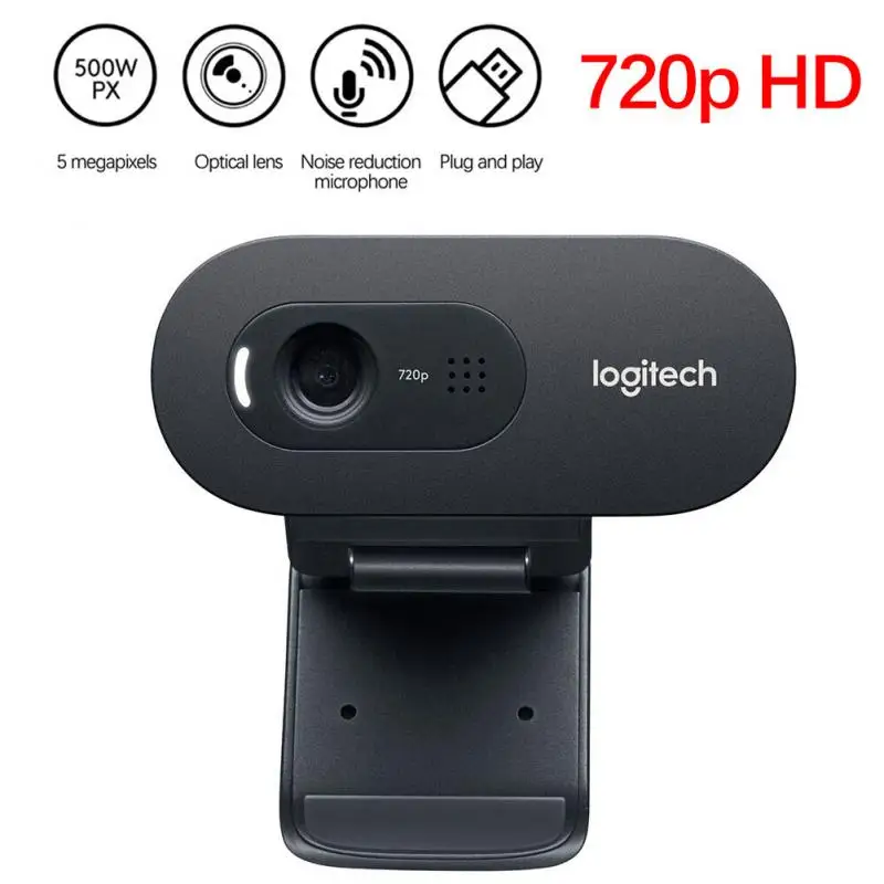 

LOGITECH C270i HD Video 720P Web Built-in Micphone USB2.0 Computer Camera USB 2.0 logitech Webcam 100%