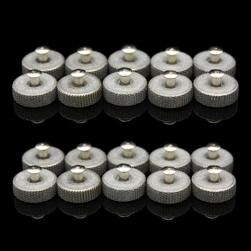 

20pcs 11*3.5mm Flint Steel Wheel & 20pcs 7.23*2.26mm Rivet For ZP Kerosene Petrol Lighter Repair Replacement Inner Parts Gear