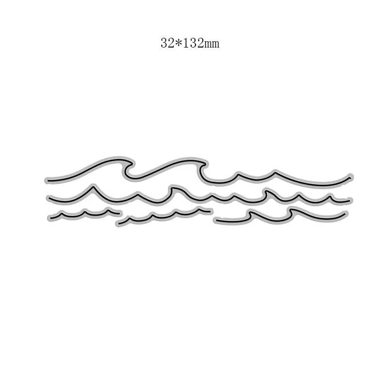 Новинка сделай сам форма морских волн 2021 без штампов рельефное ремесло и