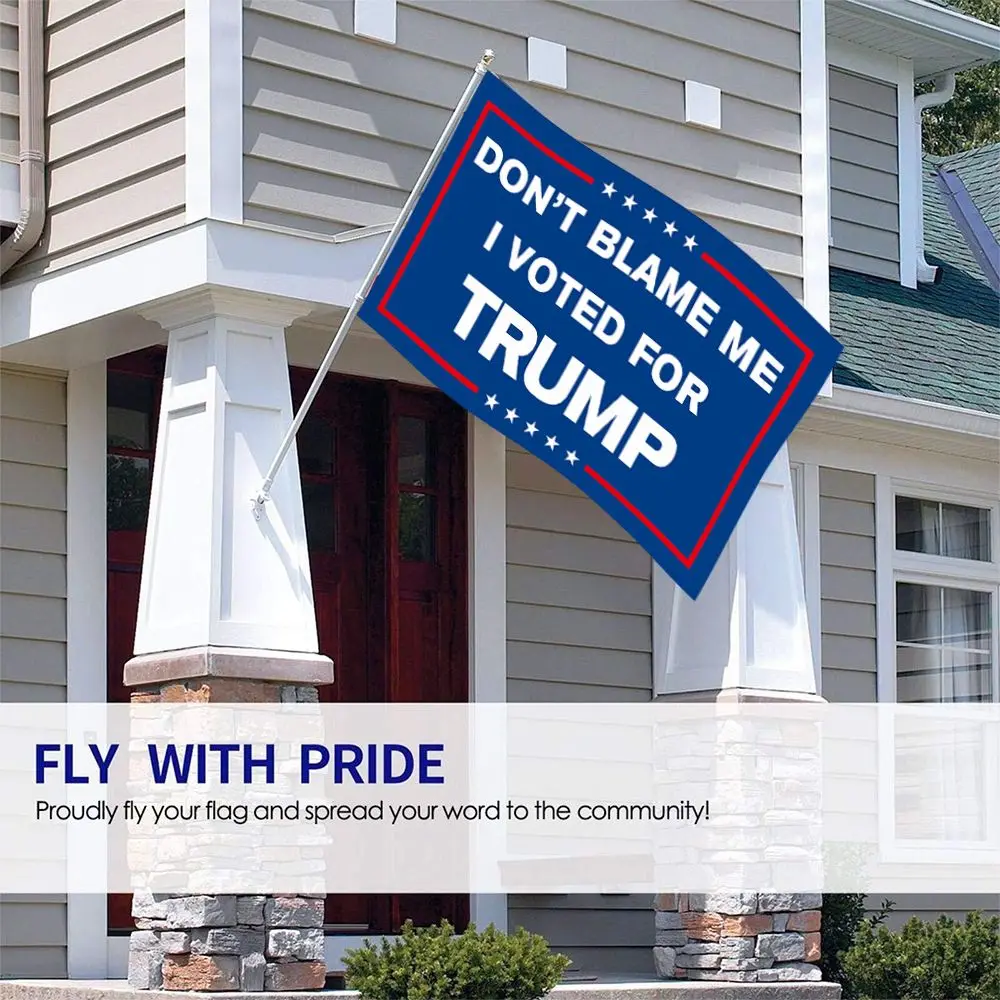 Nation American Flag Trump Support Indoor Outdoor Flags Banner Let's Go Brandon FJB |