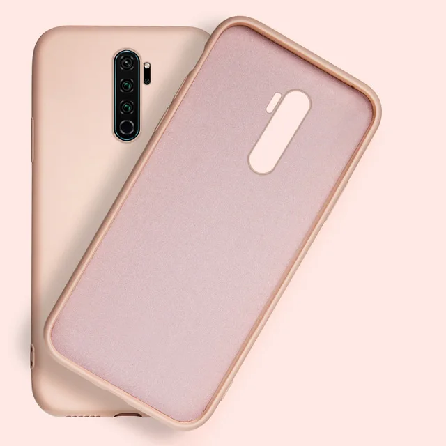 Pink Чехол для Xiaomi Redmi Note 8 Жидкая силиконовая Резина мягкий чехол для Redmi Note 8 Pro Explorer противоударные телефонные чехлы Coque чехлы - Цвет: Pink