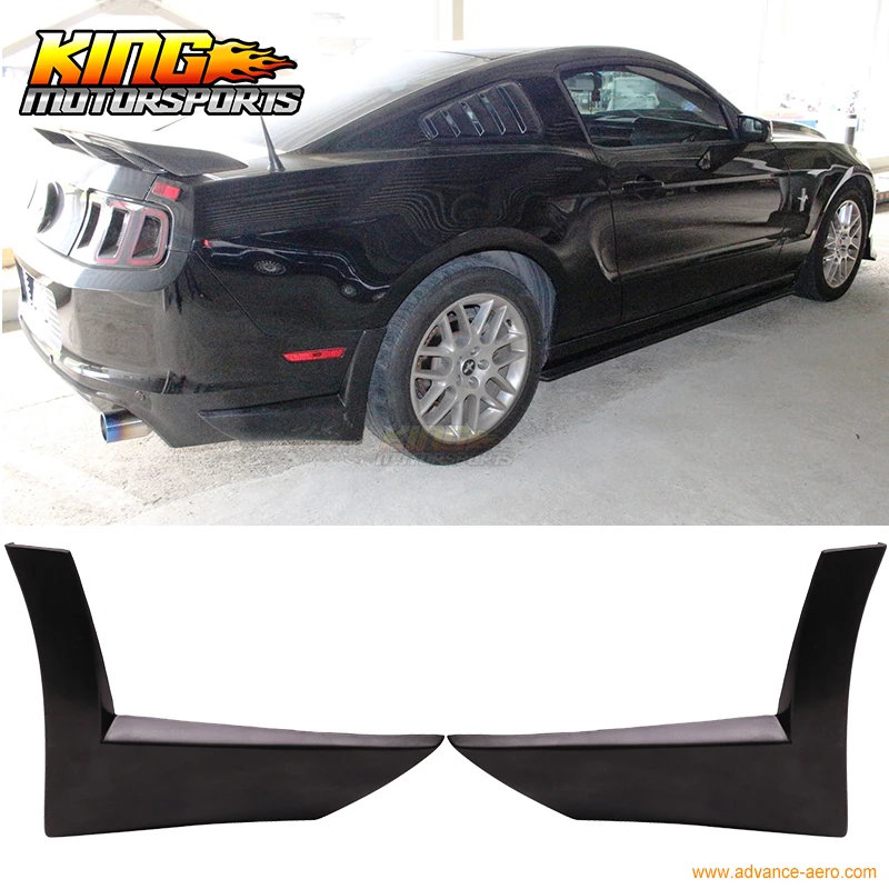 Подходит для 2013 2014 Ford Mustang XENON Style 2 шт. задний бампер спойлер фартук технические