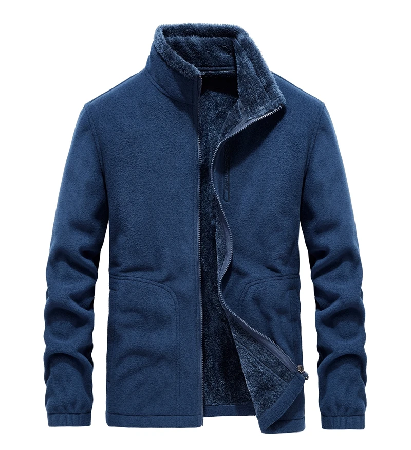 ZOXO Мужская и женская зимняя флисовая походная спортивная куртка для активного