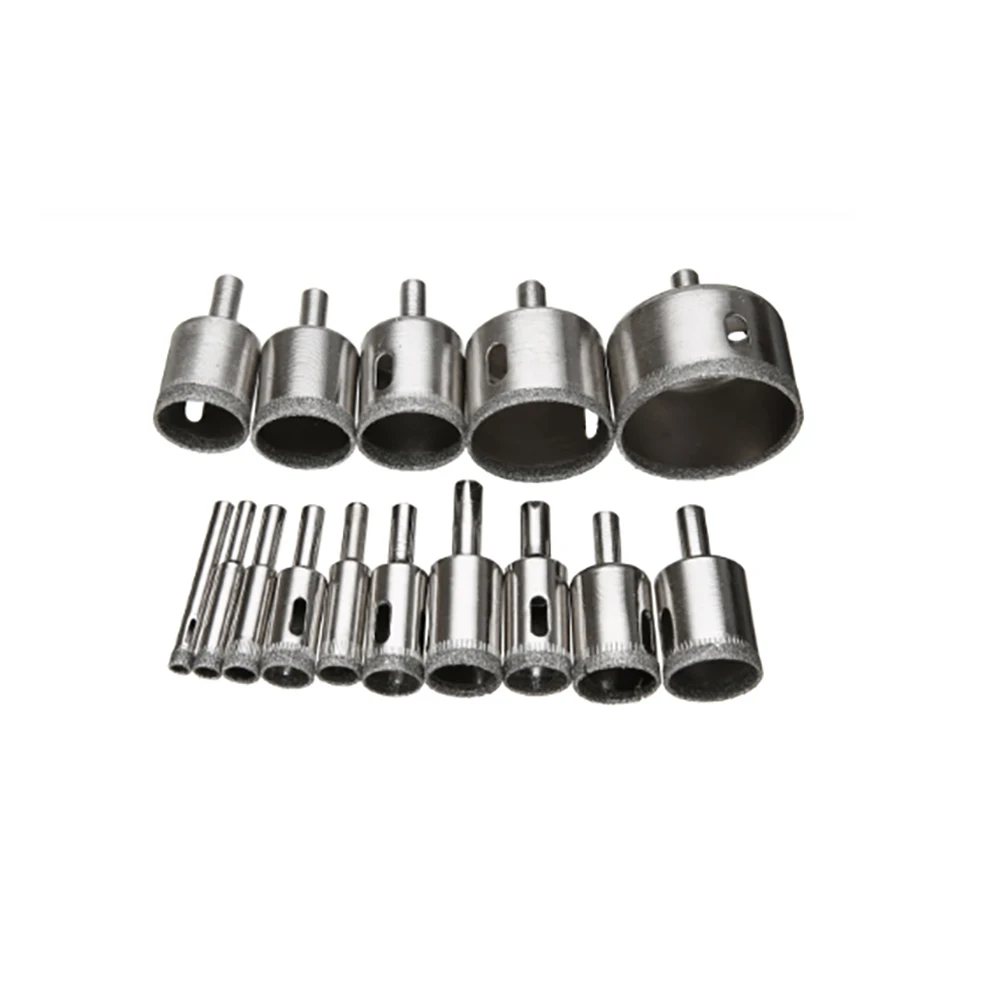 Кольцевая пила диаманта сверло инструмент 6 50 мм Керамика фарфор Стекло Мрамор 15