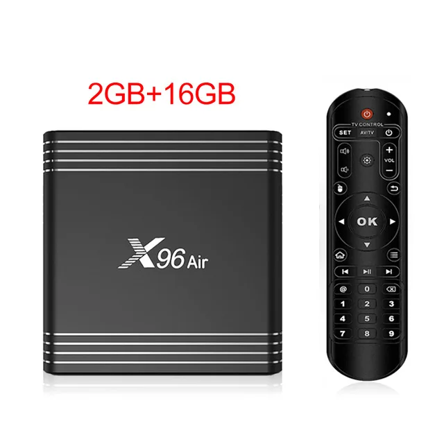 X96AIR 2GB 16GB ТВ-приставка X96 Air Amlogic S905X3 Android 9,0 4 Гб 64 ГБ 32 ГБ 4K 8K 24fps Netflix X96Air 2,4/5,0G WiFi BT4.1 Smart tv box - Color: X96AIR 2GB 16GB