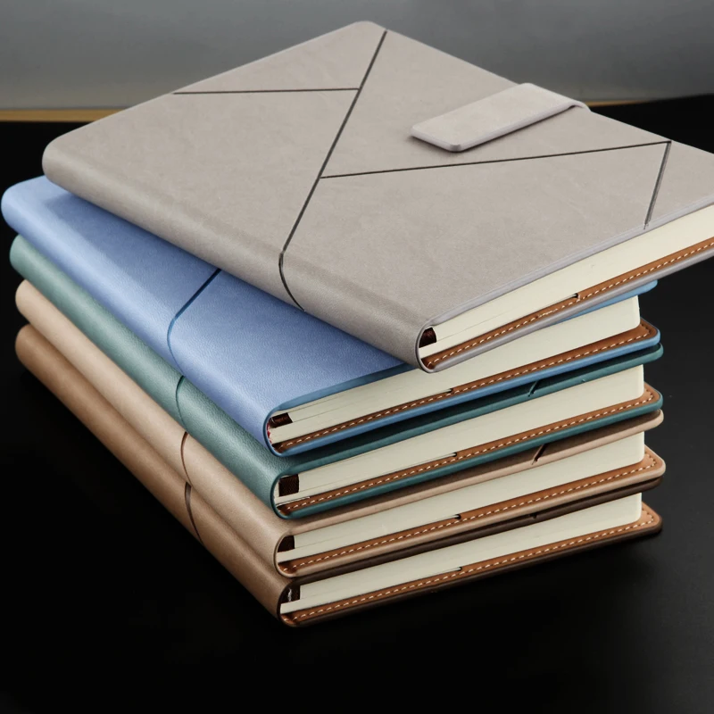 

RuiZe creative Magnetic notebook planner agenda 2021 A5 B5 leather notepad diary hard cover office school stationery supplies